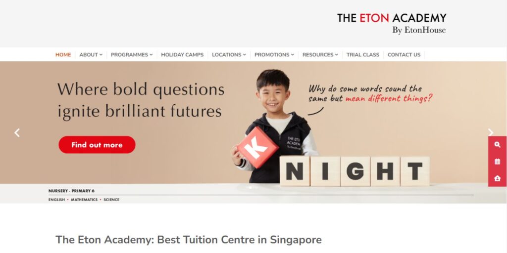 Top 10 Tuition Centres In Singapore 2024