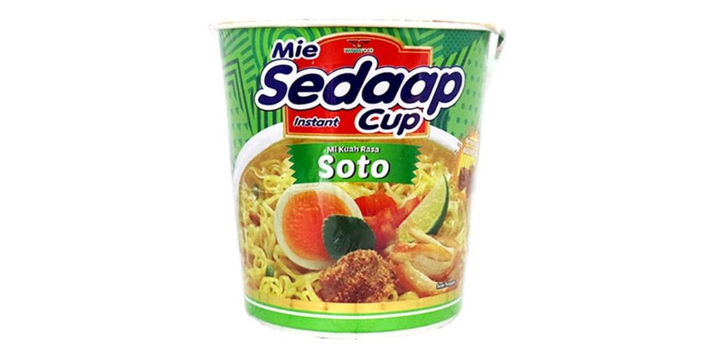 Mie Sedaap Instant Cup Mi Kuah Rasa Soto