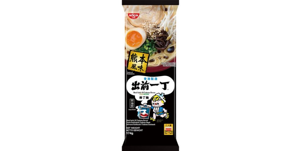 Nissin Black Garlic Oil Tonkotsu Flavour