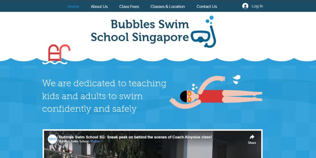 Bubbles Swim School Singapore