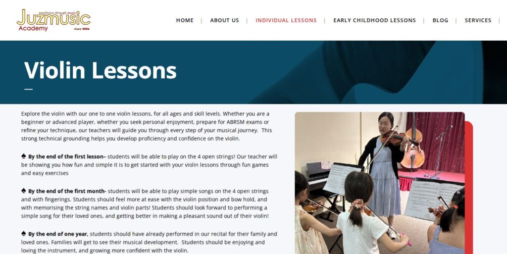 Juzmusic Academy - Violin Lessons