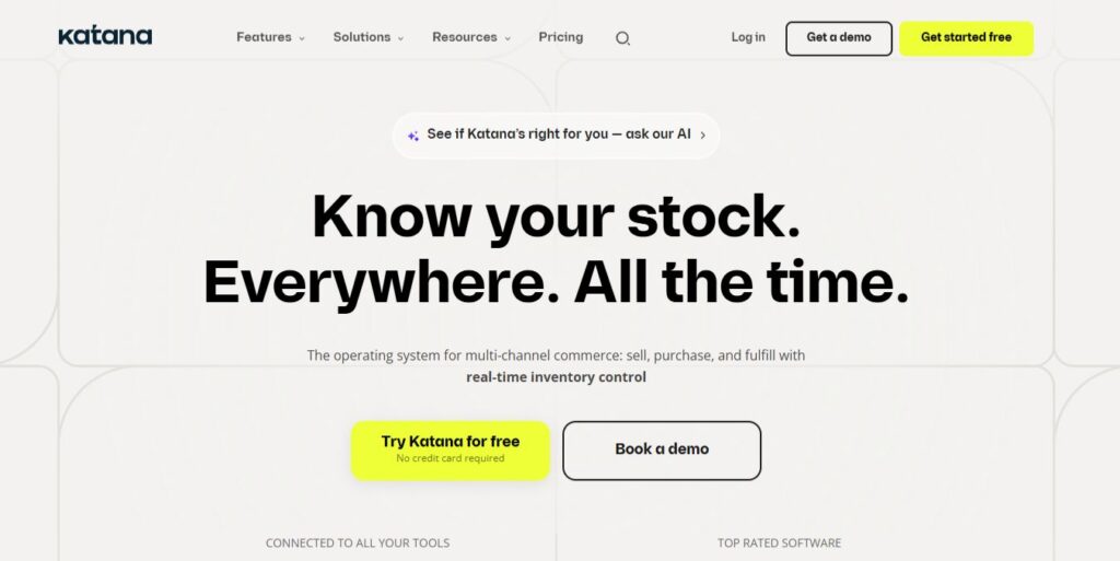 Katana MRP Inventory Management Software