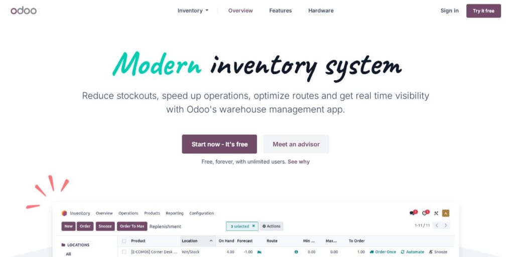 Odoo Inventory