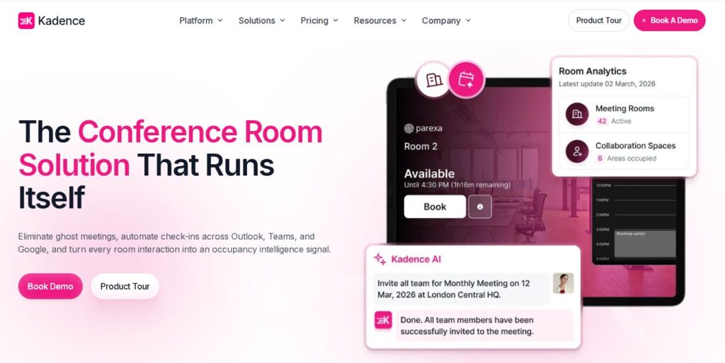 Kadence - Meeting Room Booking System