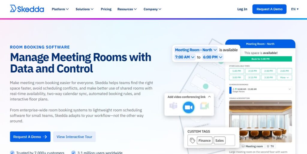 Skedda - Meeting Room Booking System